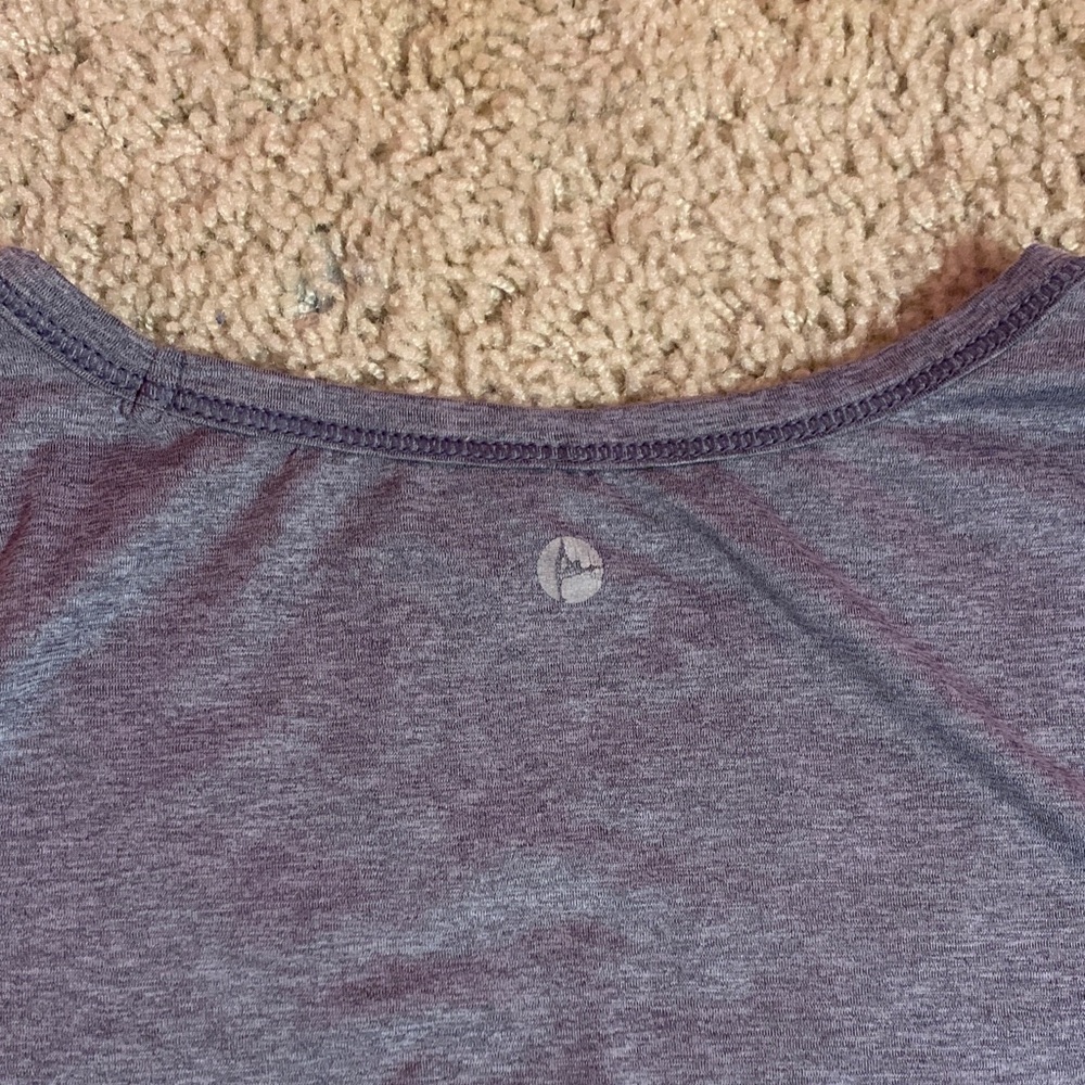 Women's 90 Degrees Long-Sleeve Gray Athletic Workout V-Neck Top Small - Picture 7 of 8